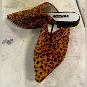 SENSO Pony Hair Animal print mules EU 37/US 6.5